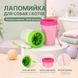 Портативна лапомийка для собак і котів PawClean Cup із м&rsquo;якими силіконовими щетинками, маленька, блакитна 6835 фото 3