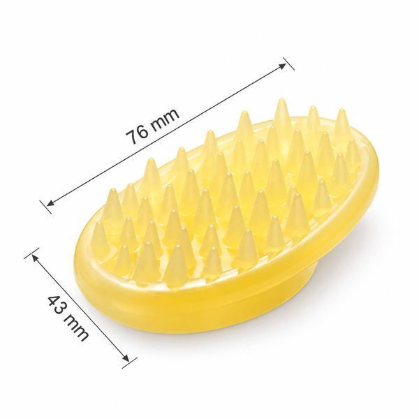 Силиконовая массажная щетка для собак и кошек Honey Smile, S 2997 фото