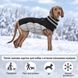 Тёплая зимняя куртка-жилет для собак WinterPaw, чёрно-серый, XS 4550 фото 4