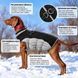 Тёплая зимняя куртка-жилет для собак WinterPaw, чёрно-серый, XS 4550 фото 3