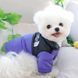 Зимний утепленный пуховик для собак "Жилетка-куртка Arctic Pup Puffer", фиолетовый, размер M 5592 фото 1