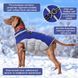 Тёплая зимняя куртка-жилет для собак WinterPaw,сине-серый, XS 4557 фото