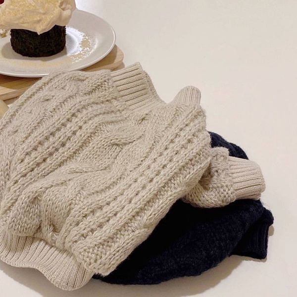 Затишний в&rsquo;язаний светр для собак дрібних та середніх порід, WarmPaws Knit Sweater, оливково-бежевий, розмір M 6652 фото