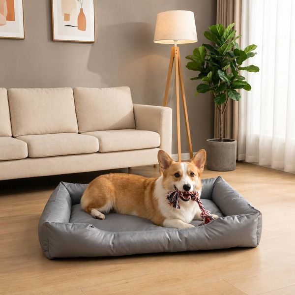 Великий водонепроникний лежак для собак та котиків 60&times;90 см до 35 кг &ldquo;Soft Comfort 2670 фото