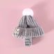 Вязаная шапочка для собак и кошек Cozy Pom, серая, S 7011 фото 3