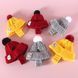 Вязаная шапочка для собак и кошек Cozy Pom, серая, S 7011 фото 6
